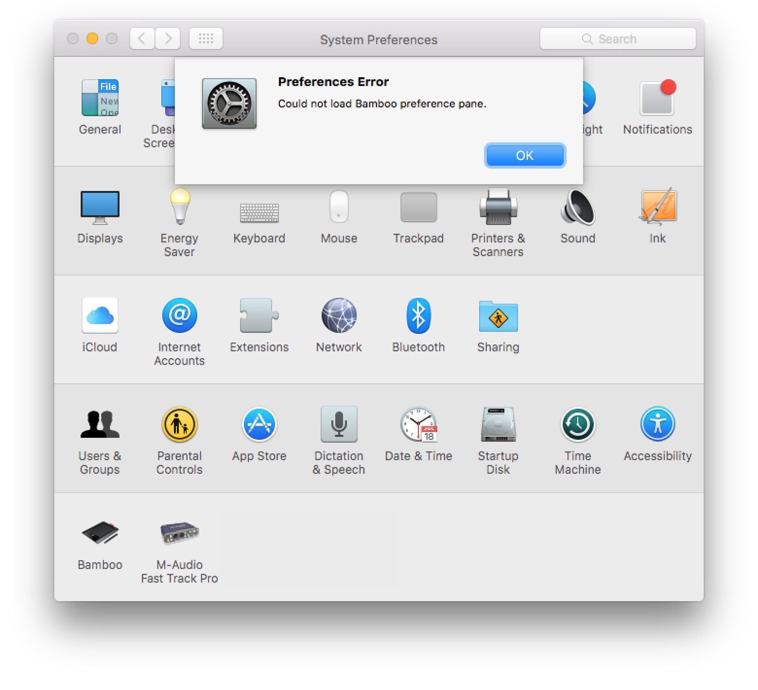 bamboo tablet driver for mac
